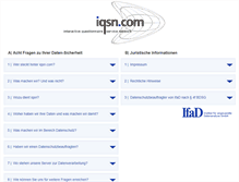 Tablet Screenshot of cisnet.iqsn.de