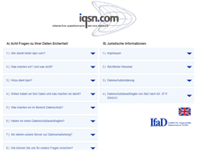 Tablet Screenshot of iqsn.de